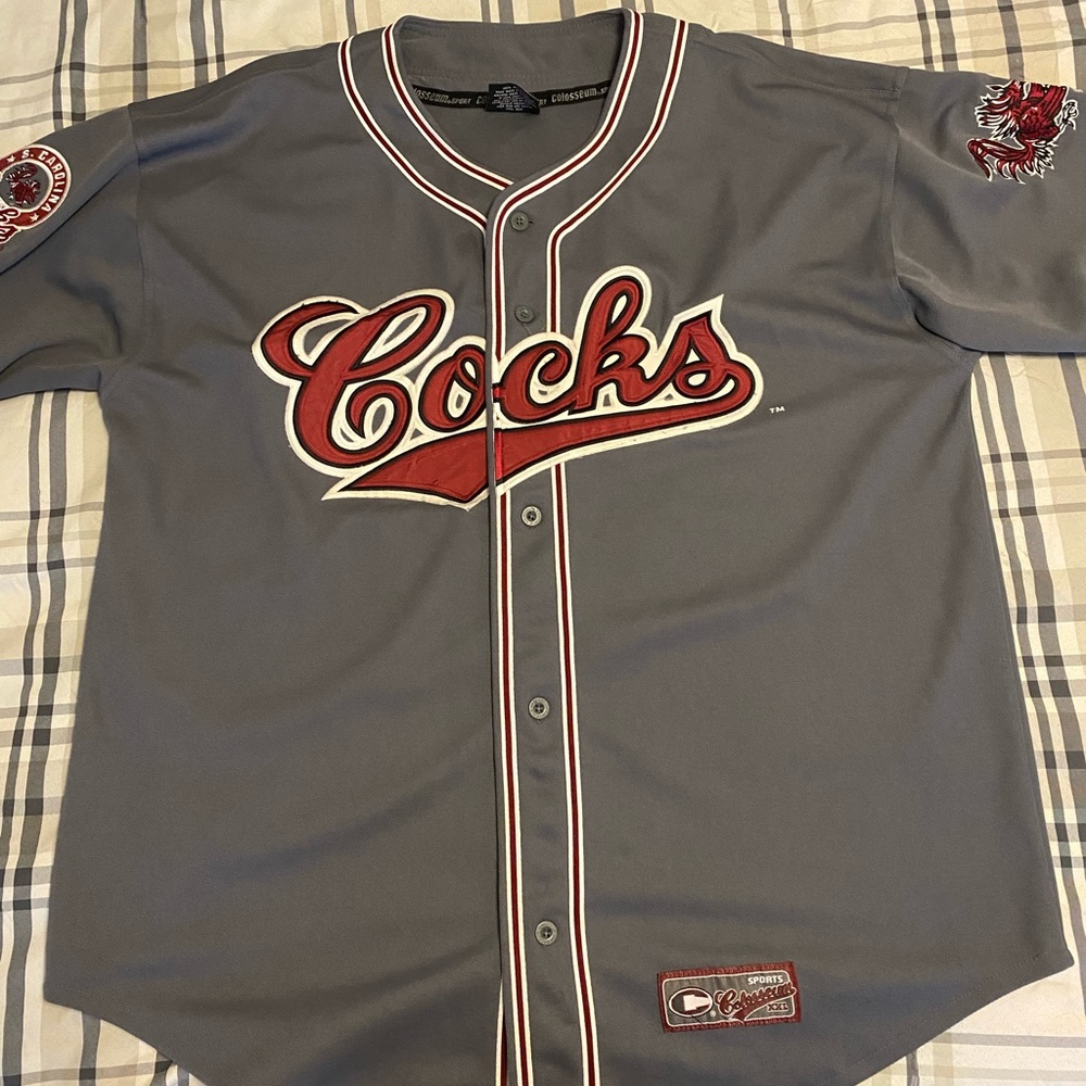 Gamecocks Men’s Baseball Jersey XXL